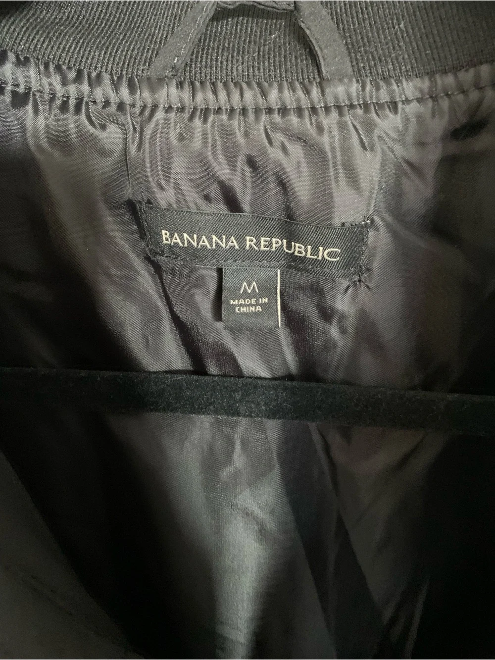 Banana Republic Black Satin-Lined Jacket